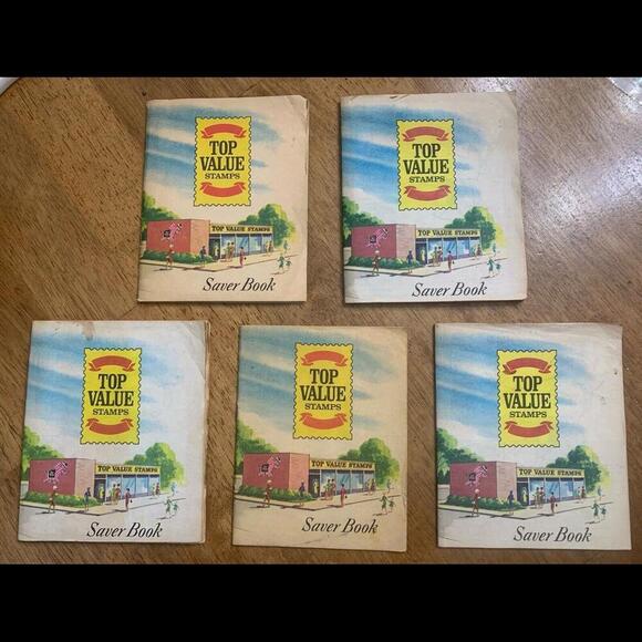 Other - Vintage Top Value Stamps Saver Book  1966 (4) Complete, Beautiful Condition​​​